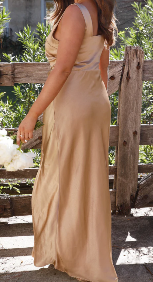 Alaria Maxi Dress - Gold