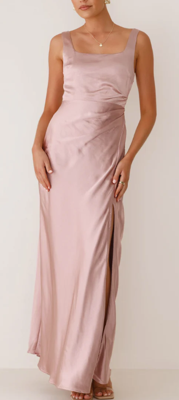 Alaria Maxi Dress - Dusty Pink