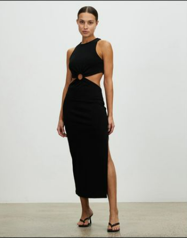 Lover - Kendal Midi Dress - Black