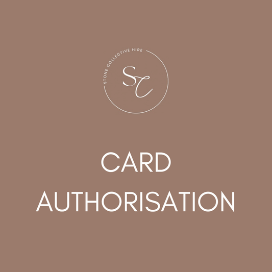 Card Authorisation (You will only be charged if you do not return your item, your item is late or damaged)